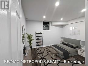 Whitby (Rolling Acres) apartment for rent - A bedroom with a bed, nightstand, and a plant.
