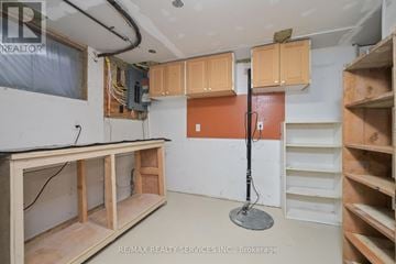 Brampton (Brampton North) apartment for rent - A room with a lot of unfinished wood framing.