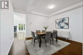 Aurora (Bayview Wellington) apartment for rent - A dining room with a table set for four.