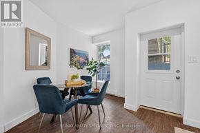 St. Catharines (E. Chester) apartment for rent - A dining room with a table and chairs.
