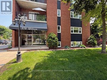 London East (East F) condo for rent - A building with the name 570 William on it.