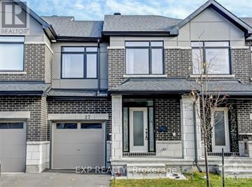 Ottawa townhouse for rent - A house with the number 27 on the front door.