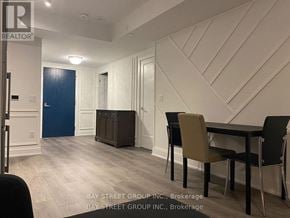 Oshawa (Windfields) condo for rent - A dining room with a table and chairs.