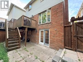 Markham (German Mills) apartment for rent - A house with a balcony and a door is for sale.