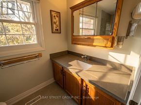 Markham (Markham Village) apartment for rent - A bathroom with a sink and a mirror.