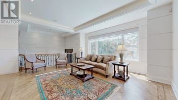 Toronto (Lansing-Westgate) apartment for rent - A living room with a rug and a couch.