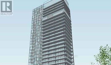 Burlington (Brant) condo for rent - A tall building with many windows is shown in the image.