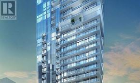 Burlington (Brant) condo for rent - A tall residential building with a clear sky in the background.