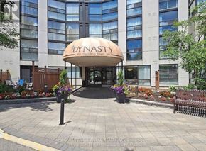 Richmond Hill (North Richvale) condo for rent - The front of the Dynasty 40 Harding Elm building is shown.