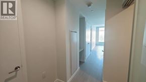 Burnaby apartment for rent - A hallway with a door on the left and a door on the right.