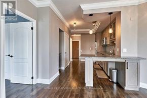Toronto (Church-Yonge Corridor) condo for rent - A kitchen with a white door and a white counter top.