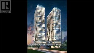 Toronto (Mount Pleasant West) condo for rent - A modern building with a glass facade is depicted in the image.