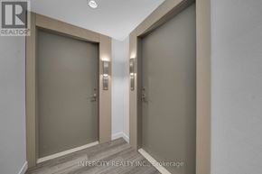 Brampton (Bram East) condo for rent - Two doors with Intercity Realty Inc. Brokerage written on the bottom.