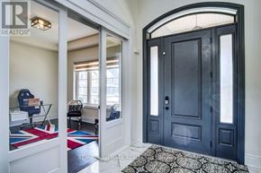 Vaughan (Kleinburg) apartment for rent - A black door with a glass panel is on the right side of the image.