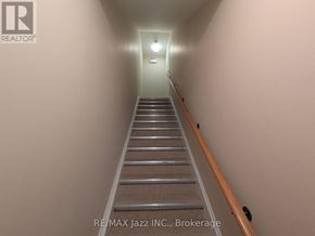 Oshawa (Eastdale) multi-family for rent - A long flight of stairs leading to a light at the end.