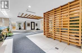 Toronto (Mimico) condo for rent - A modern house interior with a wooden slat fence.