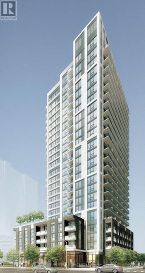 Toronto (Islington-City Centre West) condo for rent - A tall, modern building with many windows is depicted in the image.