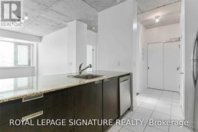 Toronto (Waterfront Communities) condo for rent - A kitchen with a sink and a window.