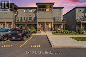 Ottawa townhouse for rent - A parking lot with the numbers 159 and 140 painted on the pavement.