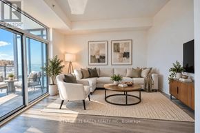 Richmond Hill (Jefferson) condo for rent - A living room with a couch, chair, and coffee table.