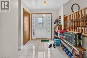 Kitchener apartment for rent - A hallway with a box that says earthwise on it.