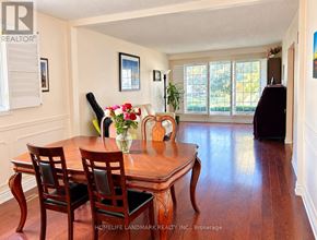 Toronto (Banbury-Don Mills) apartment for rent - A dining room with a table and chairs.