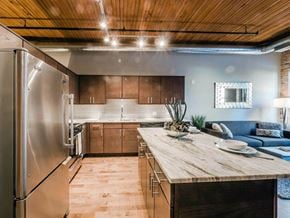 Chicago apartment for rent - Chicago luxury apartment with a living room and dining room in a loft