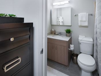 Custom look bathroom