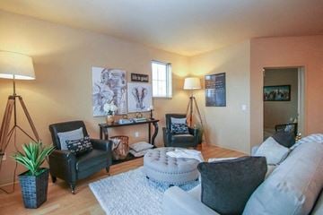Madison apartment for rent - a living room with a couch and two chairs