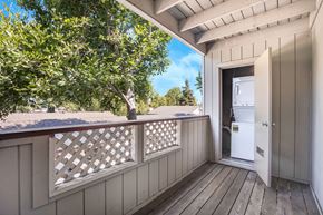 Newark apartment for rent - Newark Apartments-Alderwood Park-Covered Patio with Wood Flooring and Access to Washer and Dryer