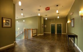 Trenton apartment for rent - Hallway and Common area that leads to staircase to mail room