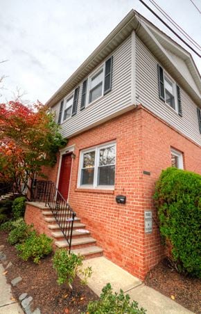Orange apartment for rent - exterior of building
