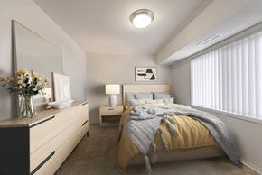 Alexandria apartment for rent - a bedroom with a bed and a dresser