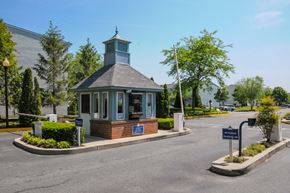 Dundalk apartment for rent - the gazebo on the corner of a street in a parking lot