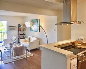 Campbell apartment for rent - an open floor plan with a kitchen and living room