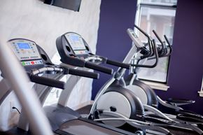Wood-Ridge apartment for rent - a row of exercise bikes in a gym