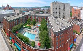 Cincinnati apartment for rent - Aerial Property View at Gramercy on Garfield, Cincinnati, OH, 45202