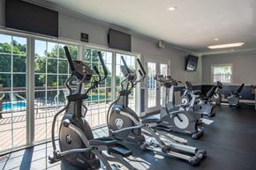 Reisterstown apartment for rent - the gym is equipped with a variety of exercise bikes