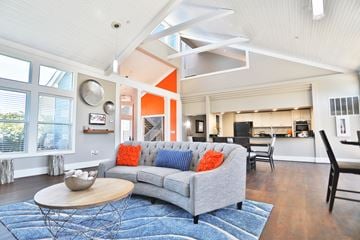 Maineville apartment for rent - a living room with a couch and a coffee table