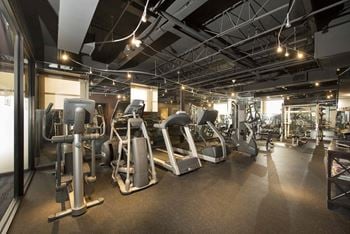 Modern fitness center
