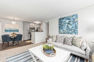 Lewis Center apartment for rent - a living room with a couch and a table