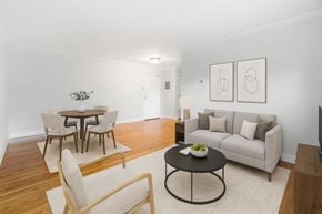Verona apartment for rent - A living room with a couch, chairs, and a coffee table.