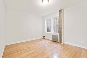 Kearny apartment for rent - a living room with hardwood floors and a window