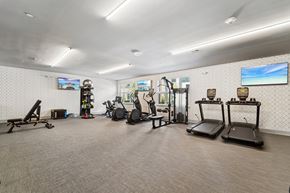 Madison apartment for rent - A gym with treadmills, exercise bikes, and other equipment.