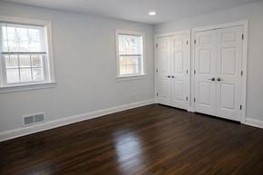 Springfield apartment for rent - A room with white doors and a window with a white frame.