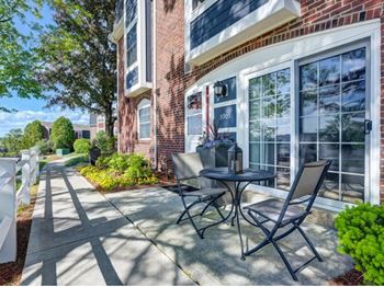 Private patios 
