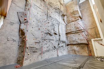 Rock climbing wall