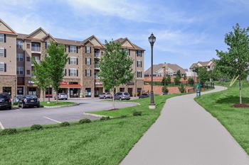 Bike and walking path