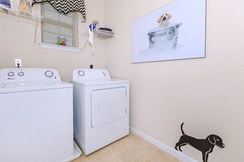 Washer and dryer in home