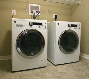 Full washer/dryer in each apartment